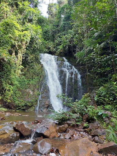 waterfall in Tawau Hills Park
